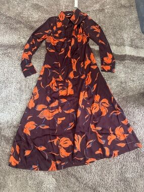 Exquise long sleeve print dress